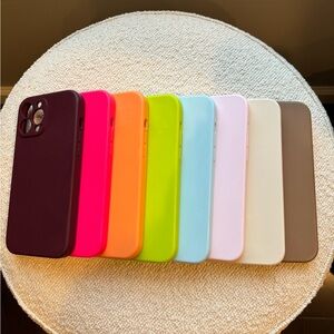 iPhone Pro Max 13 silicone case lot